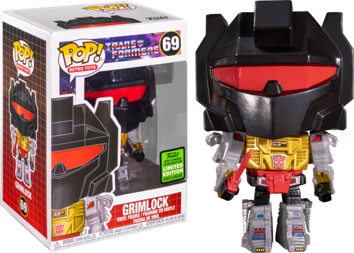 funko pop transformers 69 grimlock limited edition