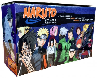 Naruto Box Set 2: Volumes 28-48 with Premium manga books set