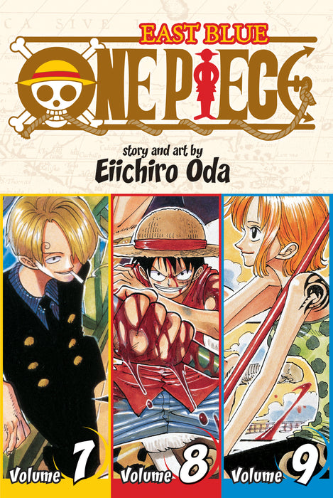 One Piece Omnibus (3 in 1) Edition Manga Book