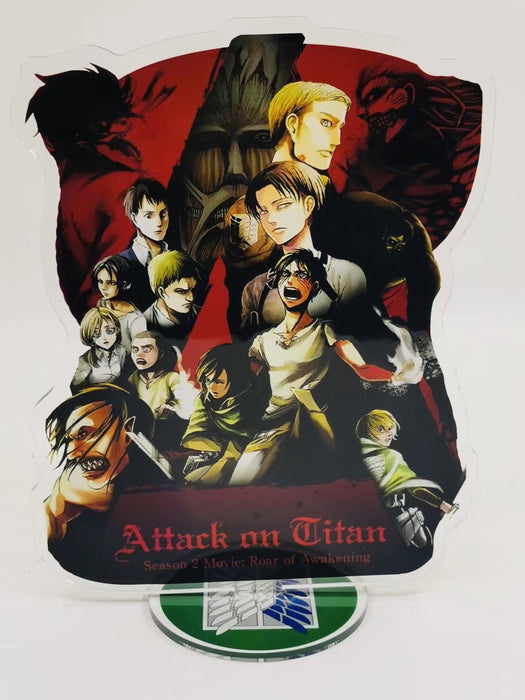 Attack on Titan Double-sided Laser Acrylic Model Desk Decoration