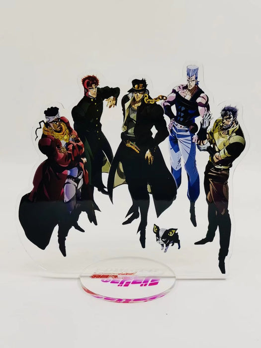 JoJo's Bizarre Adventure Double-sided Laser Acrylic Model Desk Decoration