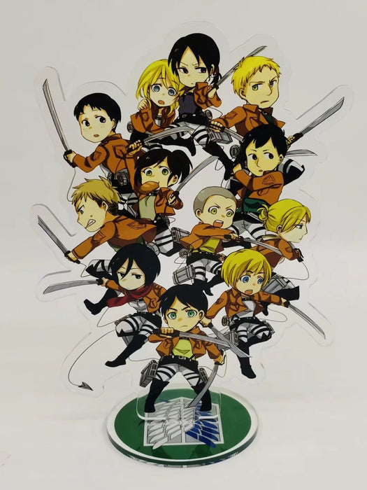 Attack on Titan Double-sided Laser Acrylic Model Desk Decoration