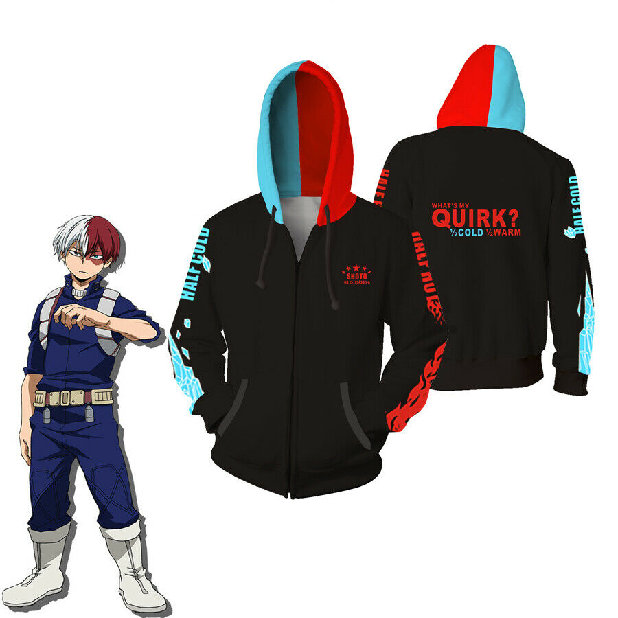 My hero academia uniform hoodie hotsell